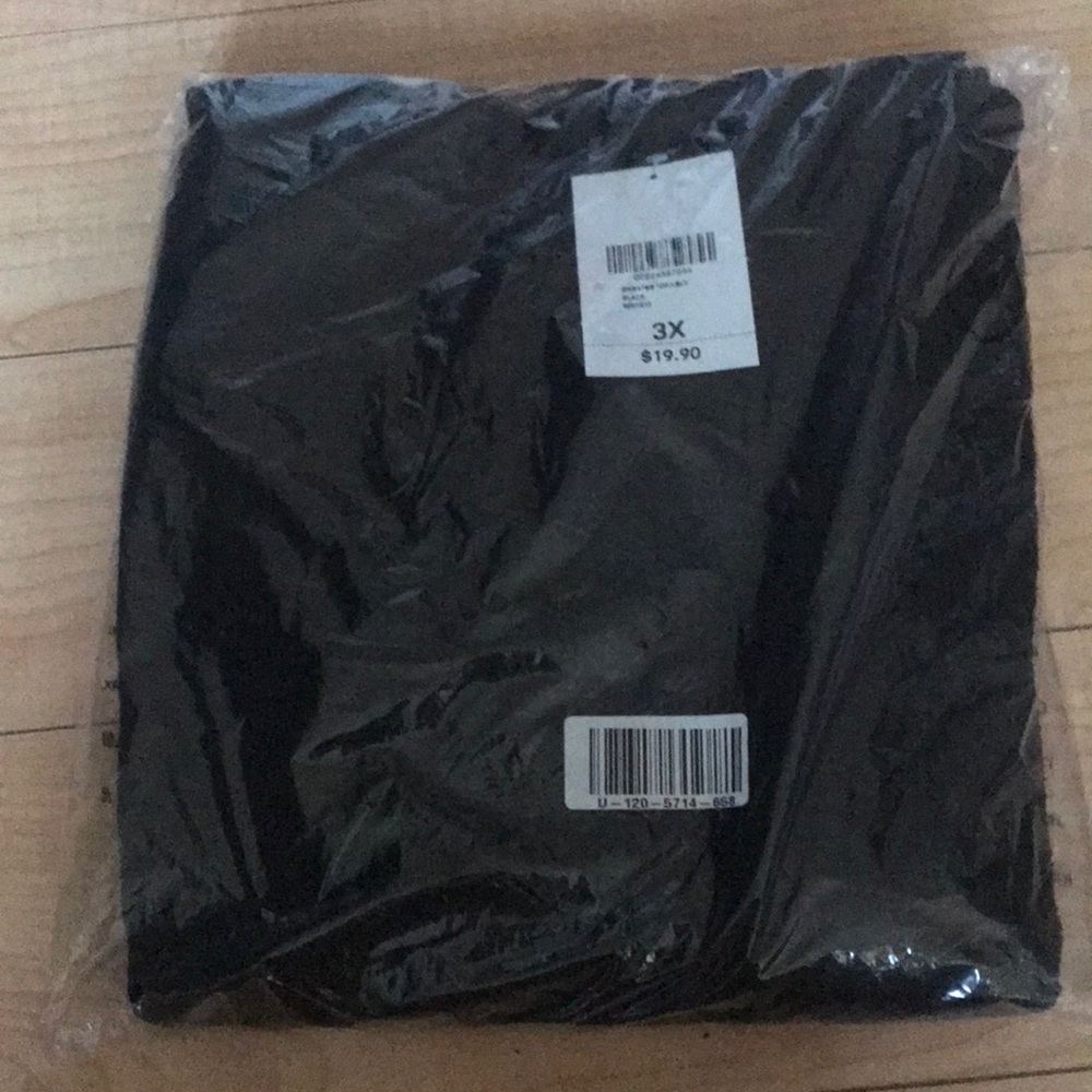 Freshly opened out of the package black sweater 🖤